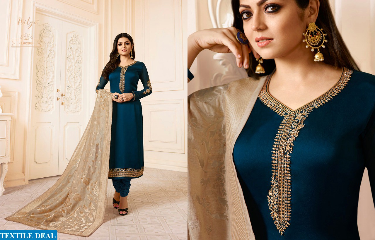 LT nitya suits 120 Wholesale Straight long Salwar suits